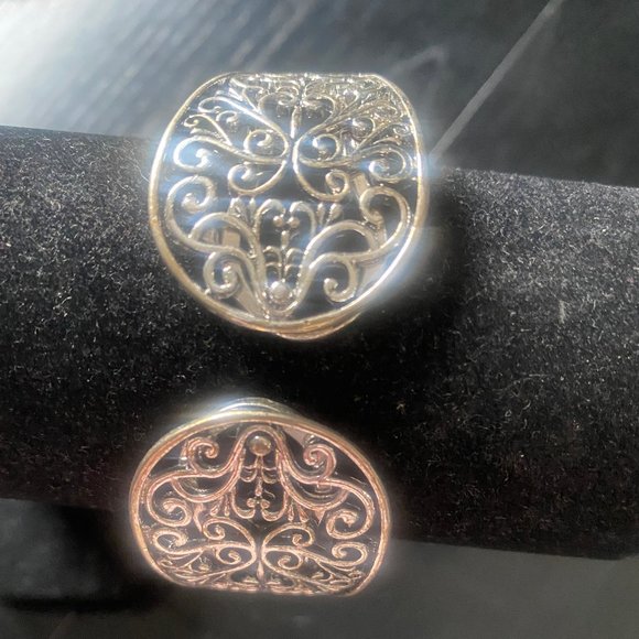 Vintage Silver filigree bracelet - Picture 2 of 4